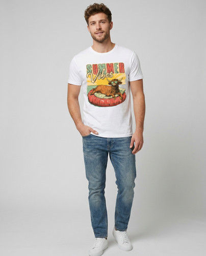 Shirt summer vibes highland - t-shirt,