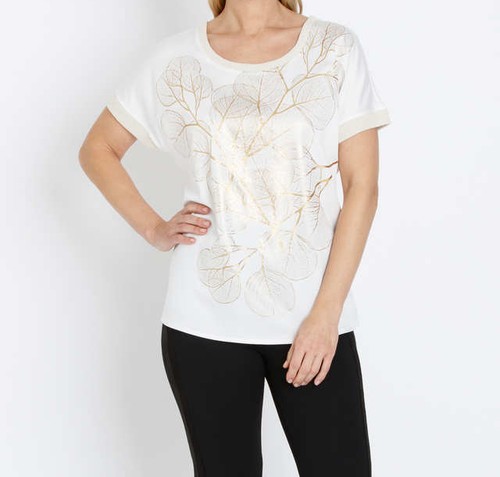 Shirt weiß damen - weiß, 34