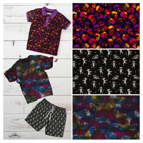 Jersey halloween stoff - jersey, halloween-stoff