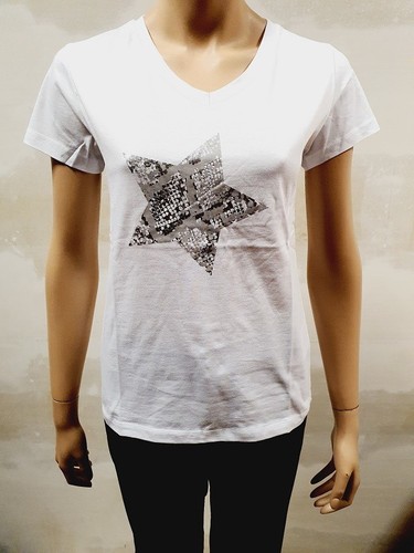 Shirt weiß damen - weiß,