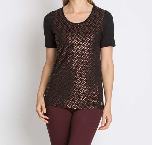 Shirt schwarz damen - schwarz, 34