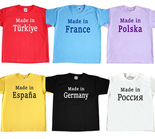 Tshirt shirt made - t-shirt, in